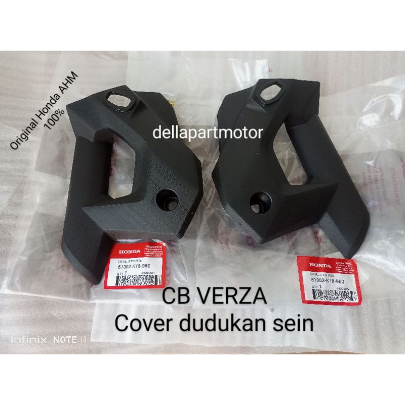 KUPINGAN SEN KUPINGAN LAMPU KANAN KIRI CB VERZA 150 2018 ORI HONDA AHM 61302-k18-960, 61303-k18-960