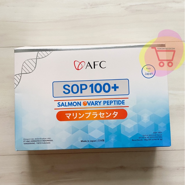 SOP 100 PLUS ORIGINAL suplemen AFC JEPANG