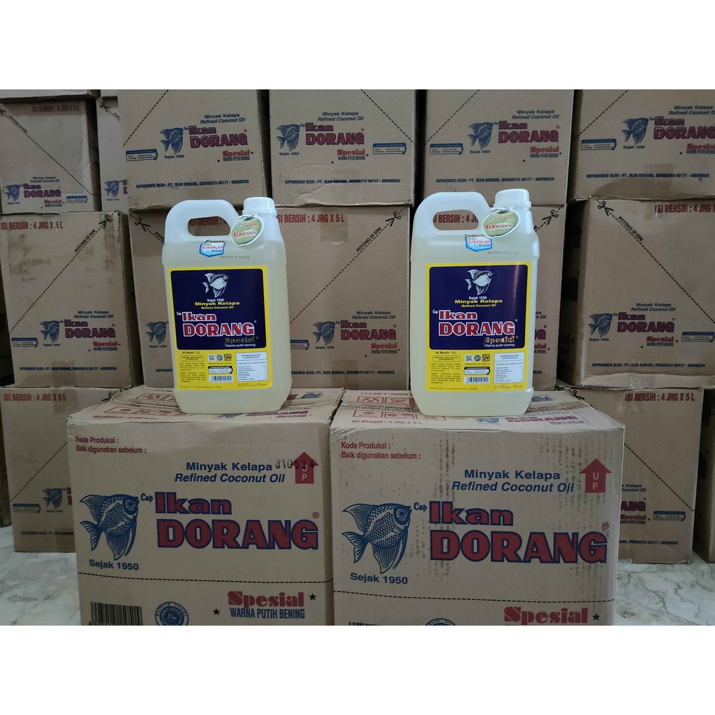 

Minyak Goreng IKAN DORANG SPESIAL 5 Liter - Fried Oil Ikan Dorang Special 5L