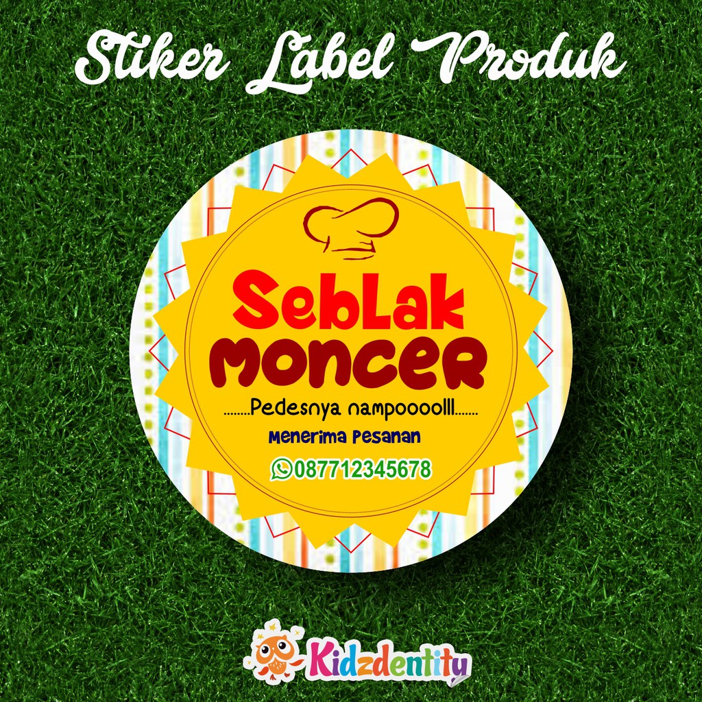 Paling Baru Cara Bikin Stiker Label Pesanan Makanan