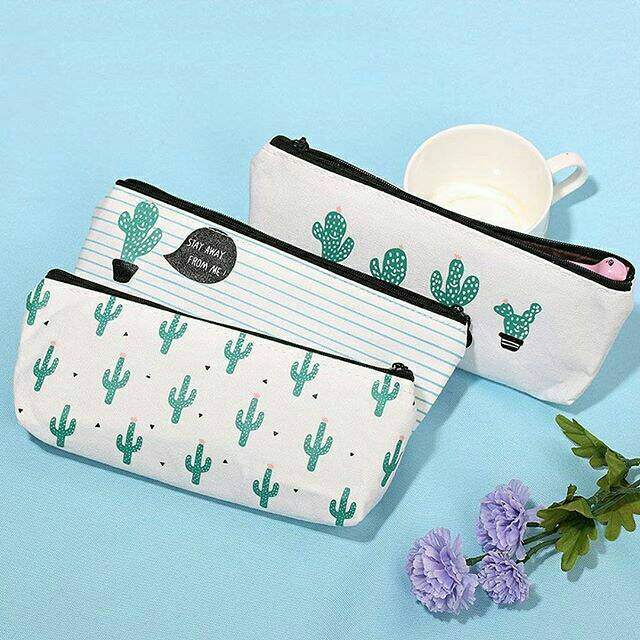 

CACTUS PENCIL CASE / kotak pensil / tempat pensil lucu