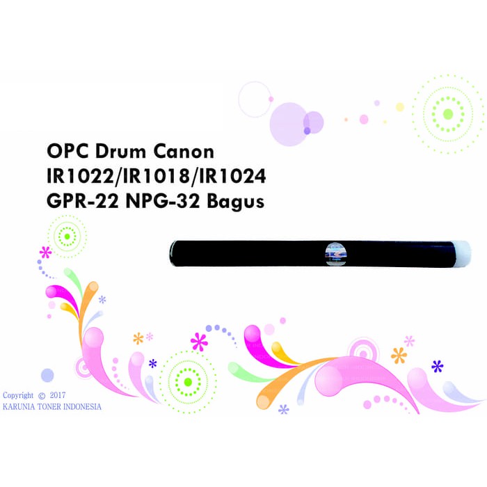 OPC Drum Canon IR1022 1022 IR1018 1018 IR1024 1024 GPR 22 NPG 32 Bagus