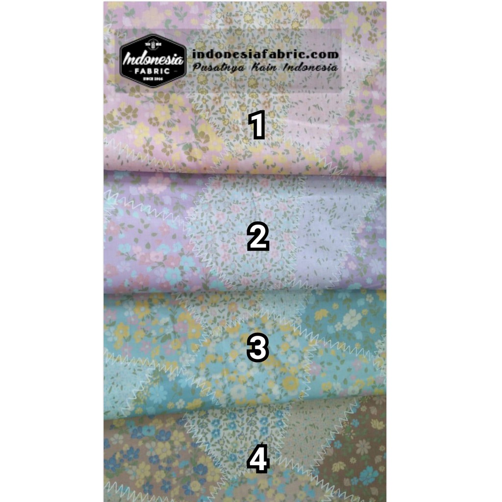 [Toko kain Grosir] Kain Gamis Kain Mukena Kain Katun Jepang ori Tokai motif Quilt