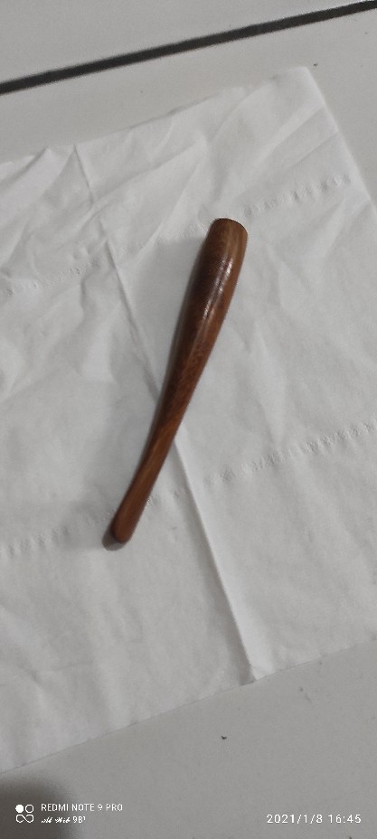 Pipa Rokok Kerajinan Tangan Kayu Kelor Emas (allwi Store)