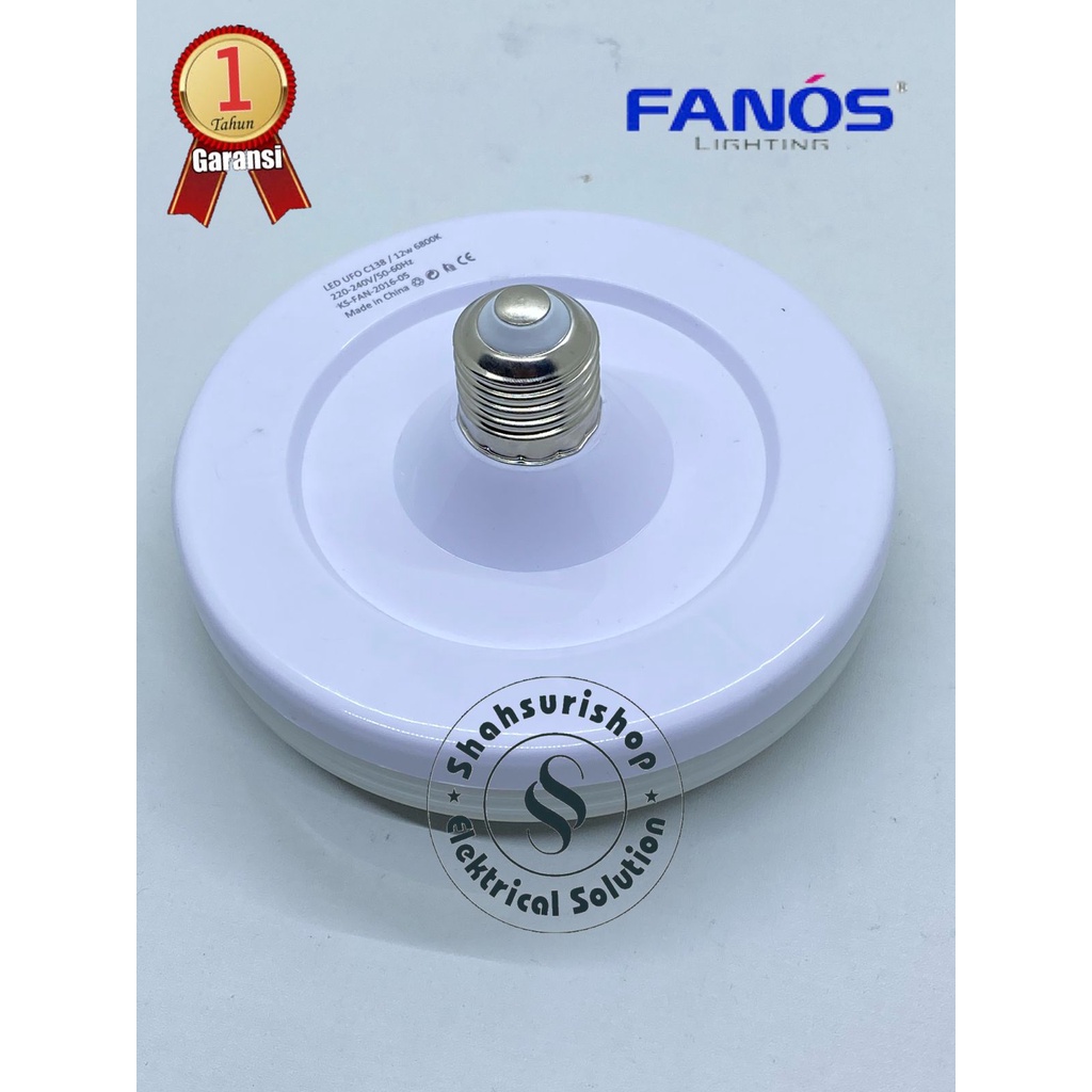 FANOS LAMPU UFO LED LAMP 12W 12 W 12 WATT MURAH BERGARANSI 1 TAHUN