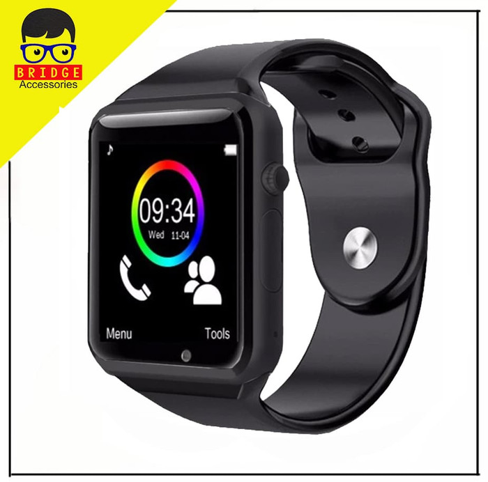Jual Smartwatch A1 / Smart watch U10 Support Sim Card \u0026 Memory Card - Murah  - Hitam Indonesia|Shopee Indonesia