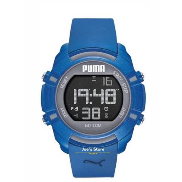 PUMA Sixty Bites Men's Gray Dial Rubber Band Watch Original