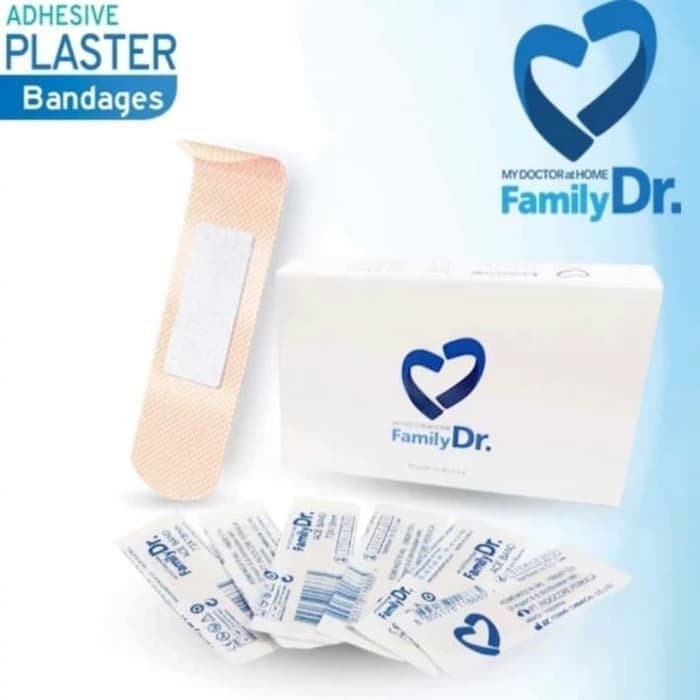 plester luka family dr isi 100 plester anti air transparan - Plester Luka Box Familydr - Per Box