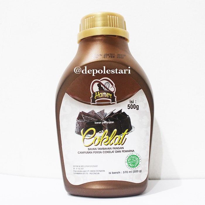 

Hamer Perisa Cokelat 500ml