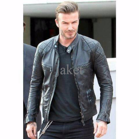 jaket semi kulit pria/jaket motor/jaket harian