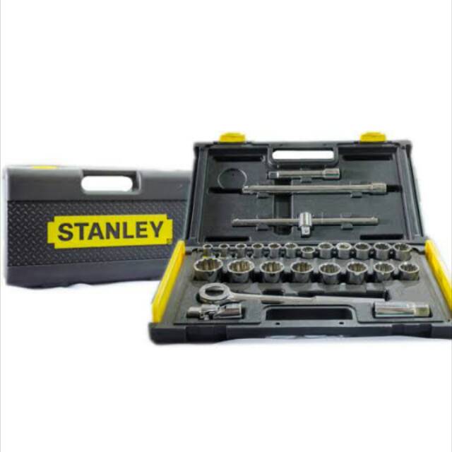 kunci set shock ( 1/2" - 12pts ) STMT86477 Stanley metric socket set