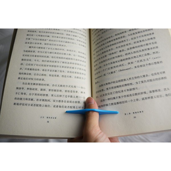 

Multifunction Plastic Thumb Book Page Holder Convenient Book Marker TH2810