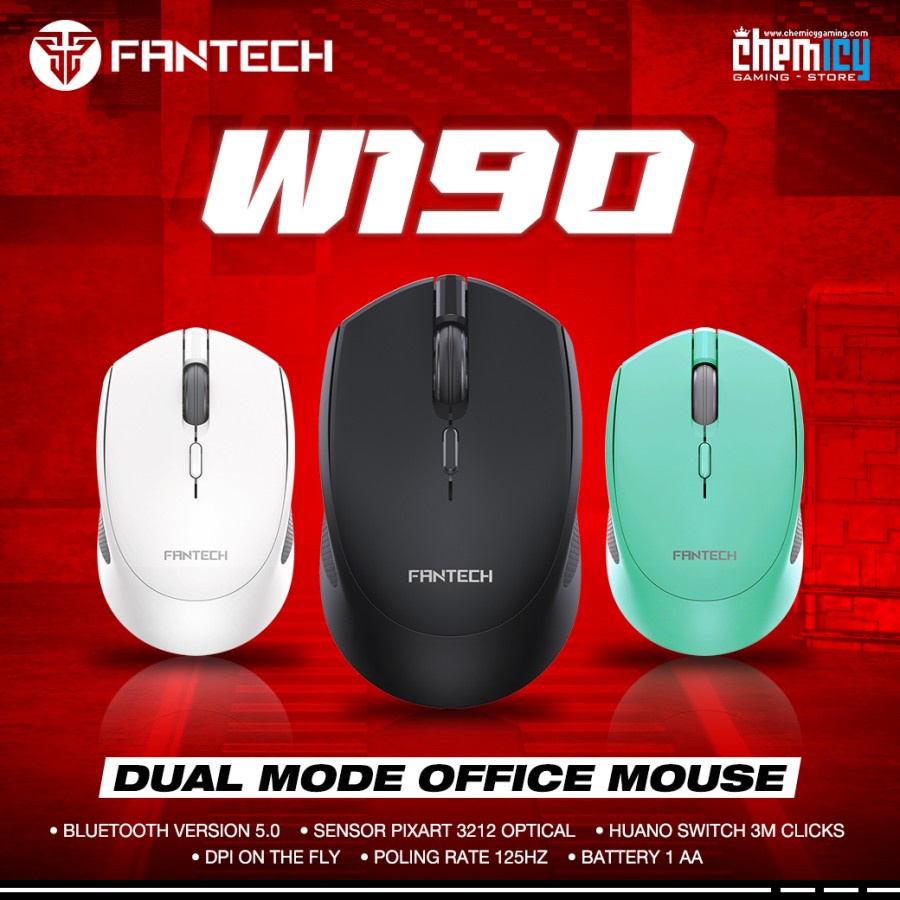 Fantech W190 Dual Mode Wireless Office Mouse