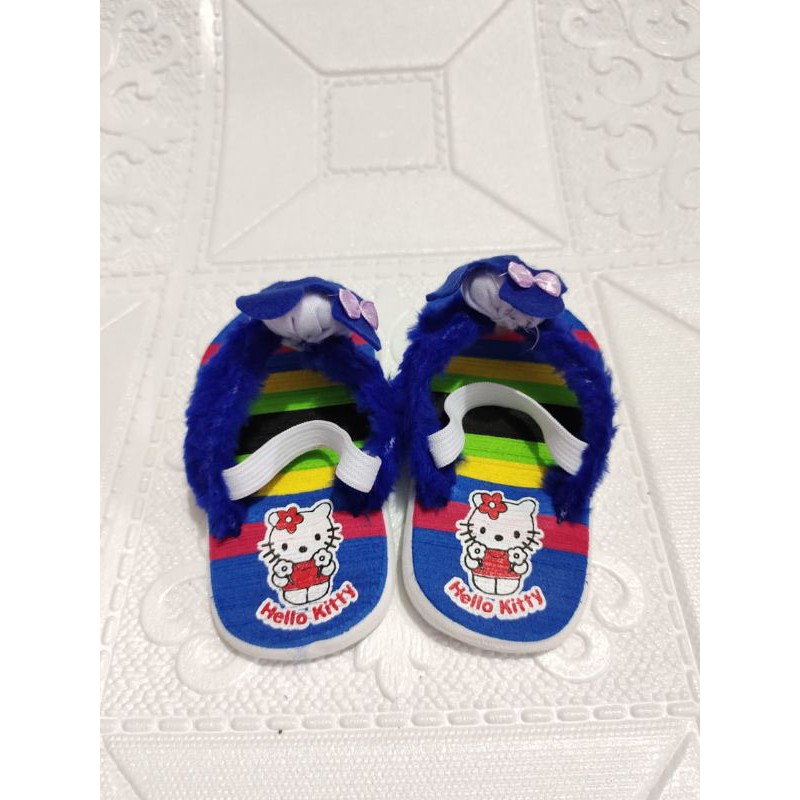 sandal sayang anak baby kids garis boneka hello kity new