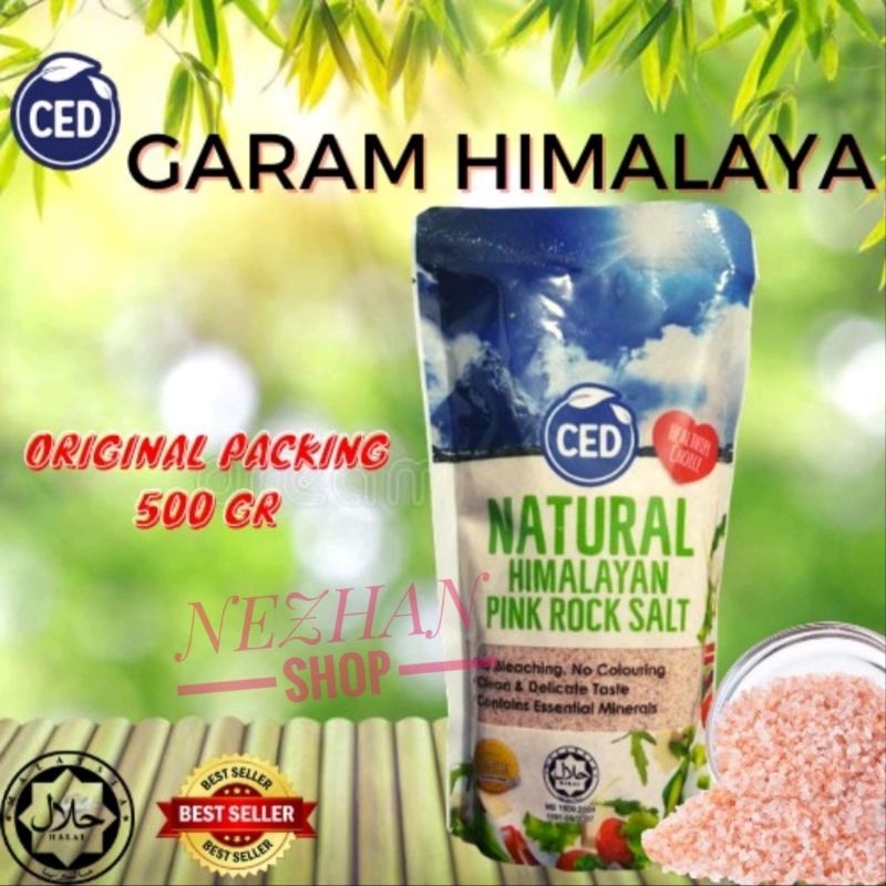 

GARAM HIMALAYA SALT CED ORIGINAL 500gr PINK ROCK SALT