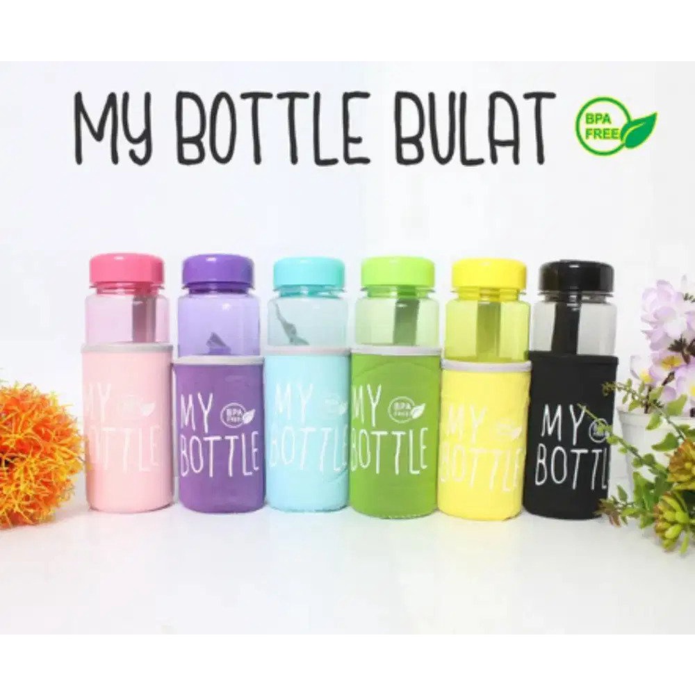 Botol Minum Premium My Bottle Pouch Busa bahan tritan Tumbler Unik