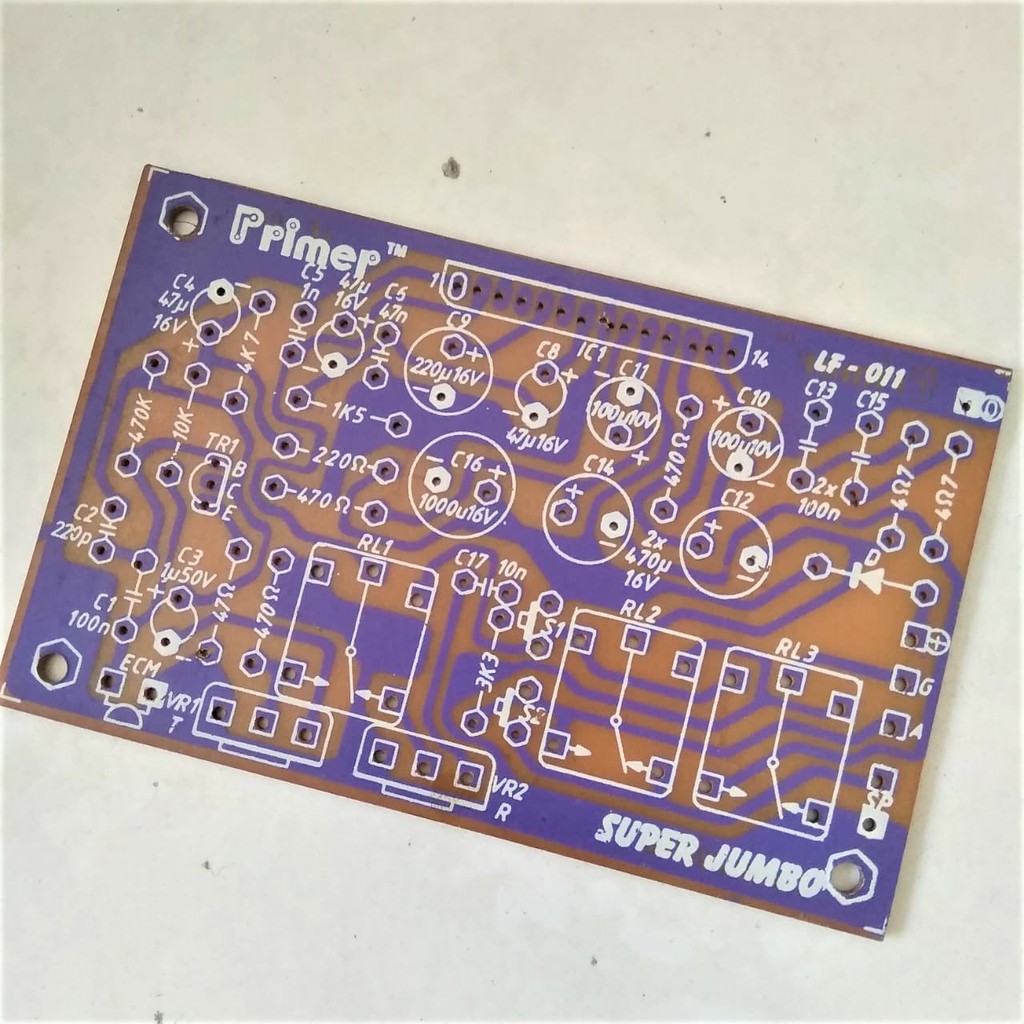 PCB - SUPER JUMBO INTERCOM . LF 011