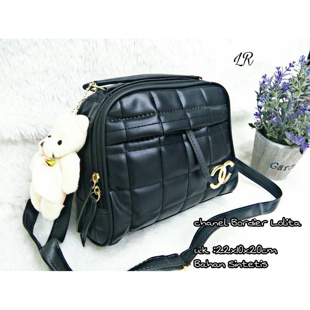 tas wanita cantik terbaru dan termurah  Ransel Chanel bordier LOLITA baby pink