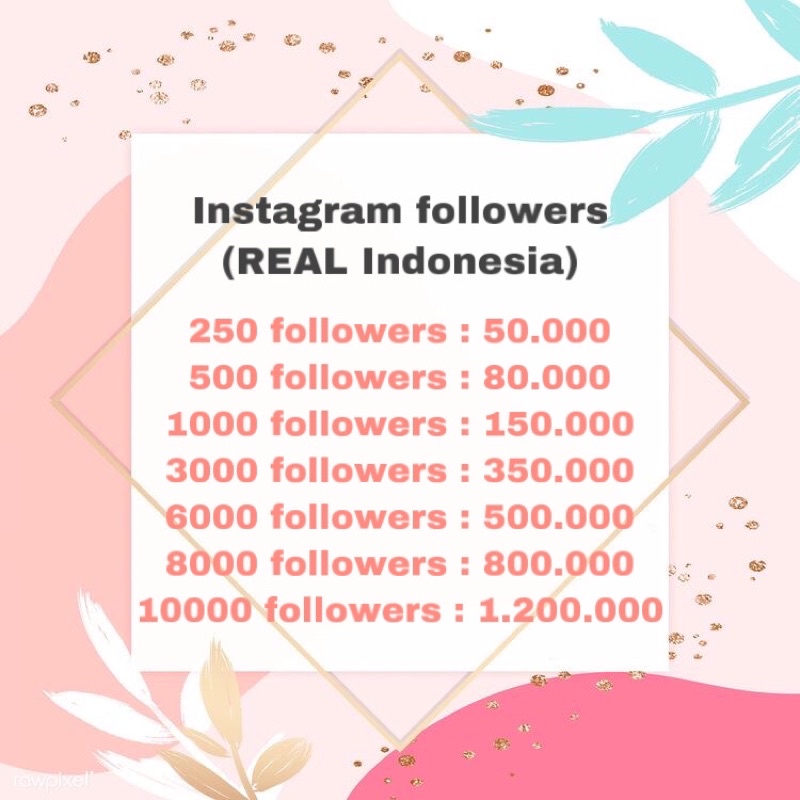 PROMO FOLLOWERS INSTAGRAM AKTIF REAL INDONESIA