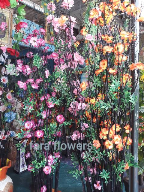 Bambu Ulir Bunga Bambu Bunga Artifisial Bunga Anyelir-1