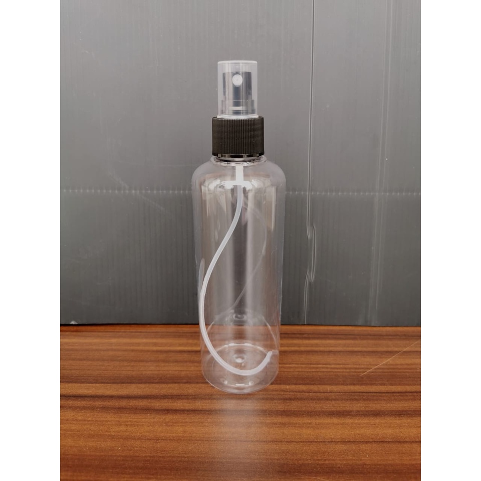 Botol SPRAY PET 250 ml 250ml Bening Clear Transparan