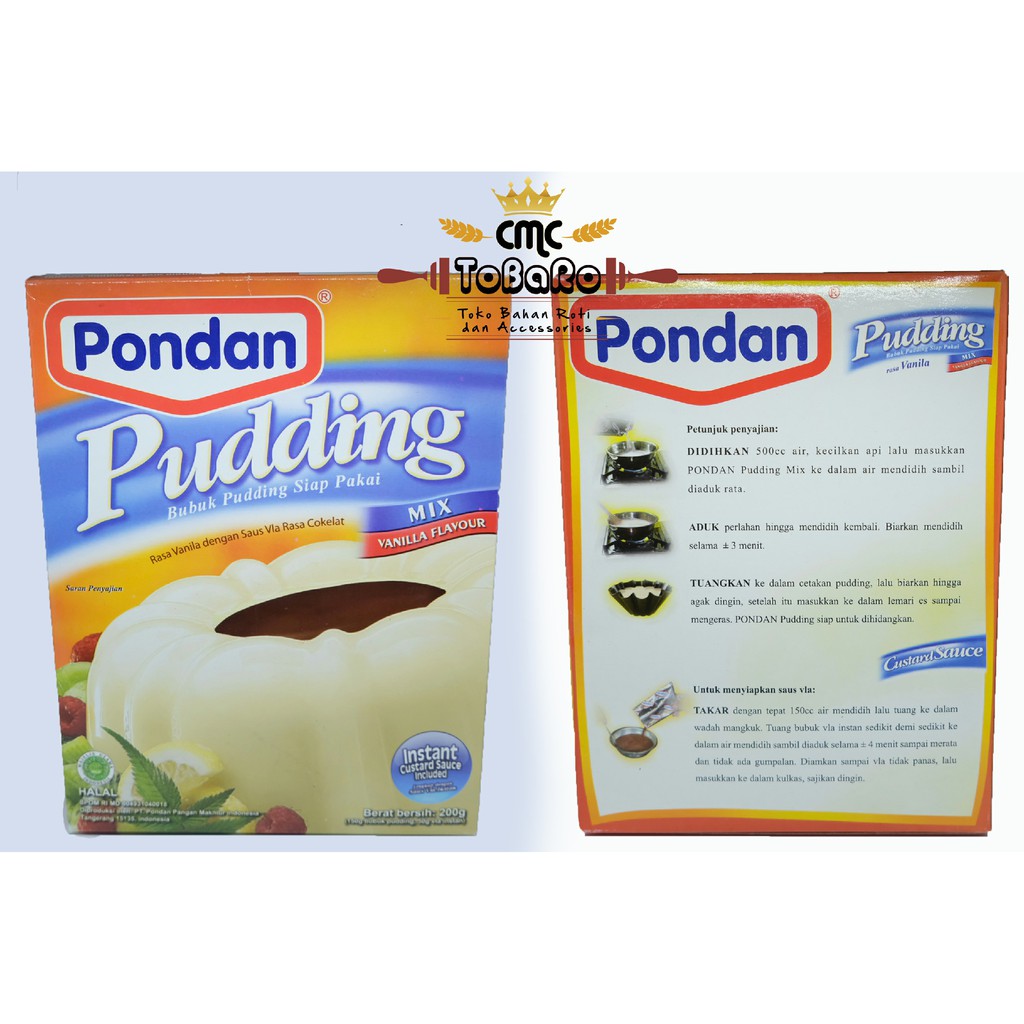 

Pondan Pudding 200 Gr || Bubuk Pudding || Pudding Powder