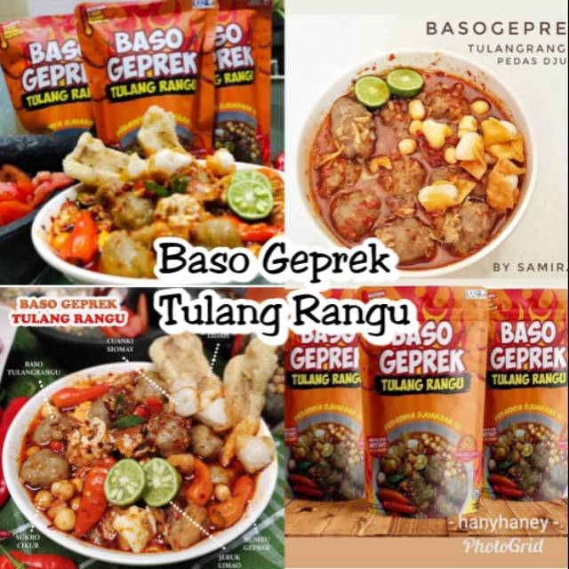 

Baso geprek tulang rangu