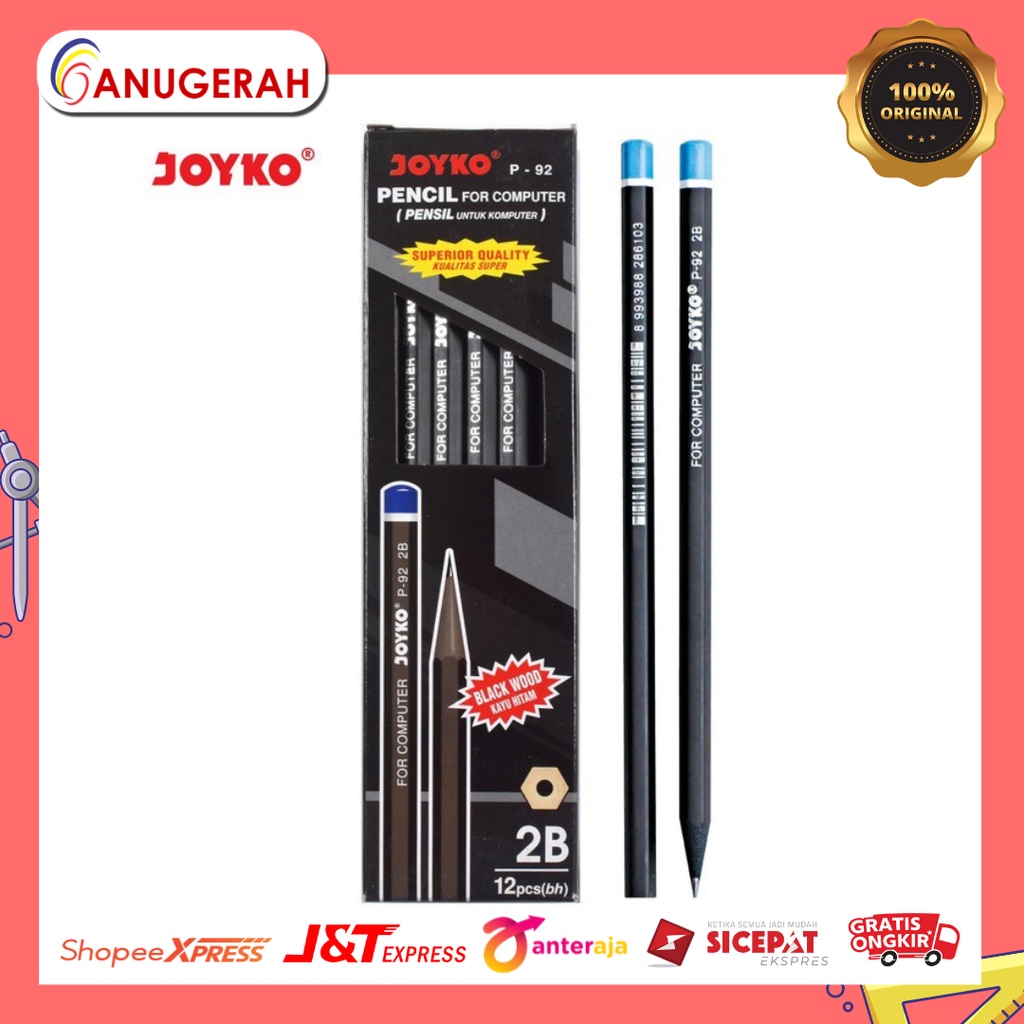 

JOYKO P-92 PENSIL 2B (PACK)