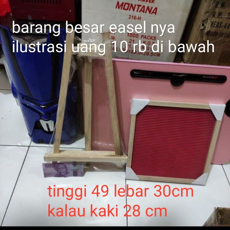 

standing tripod easel kaki kayu letter board atau canvas 30 sd 40 cm