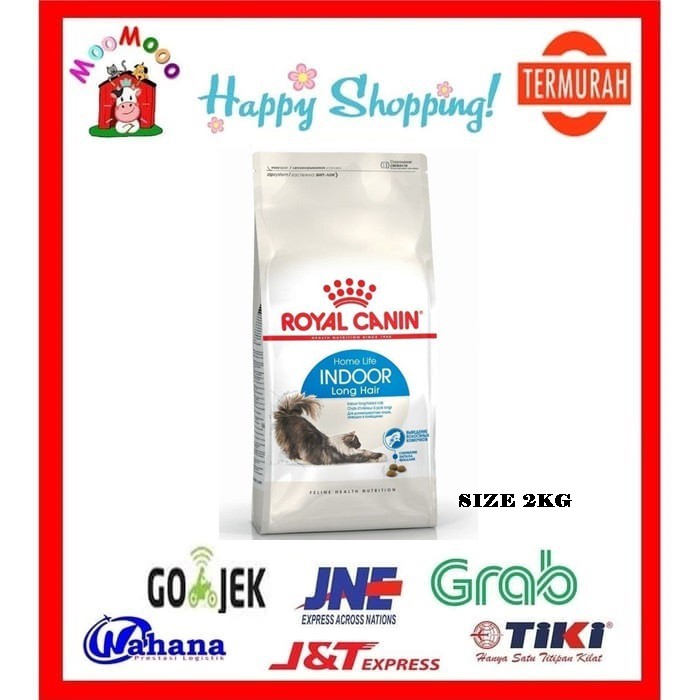 Royal Canin Indoor Long Hair 2Kg - Makanan Kucing / Cat Food (Freshpack)