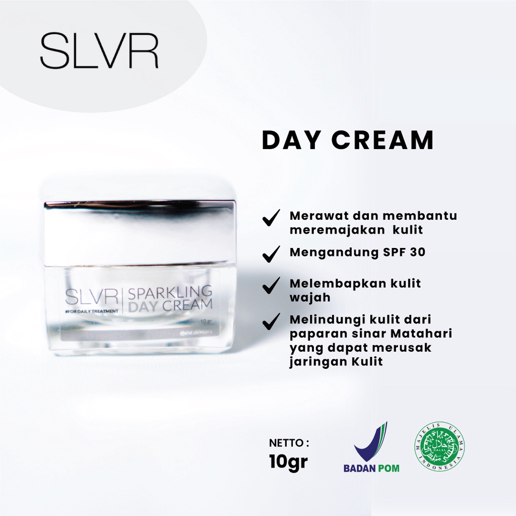 Skincare SLVR DAY CREAM | Promo termurah skincare untuk kulit cerah dan cantik sepanjang hari
