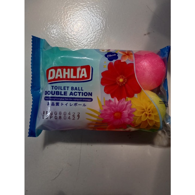 Dahlia Kapur Barus Toilet isi 3 &amp; 6 Bola