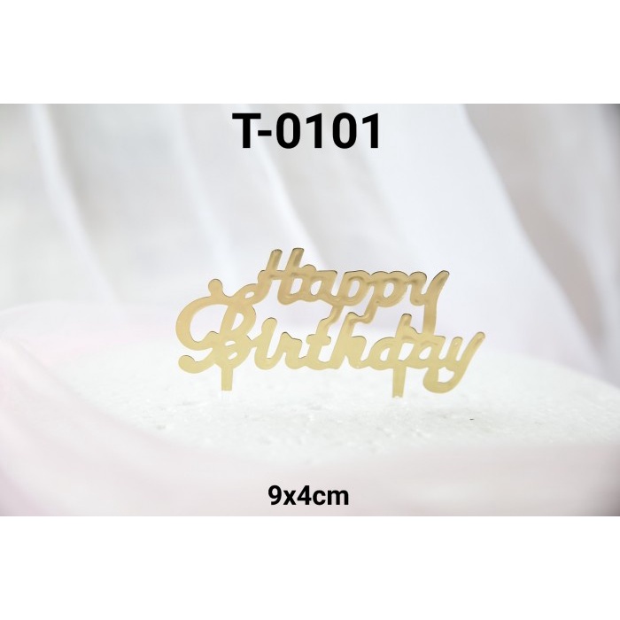 

KUE-PENGHIAS-ALAT- T-0101 CAKE TOPPER HIASAN KUE TULISAN HAPPY BIRTHDAY -ALAT-PENGHIAS-KUE.