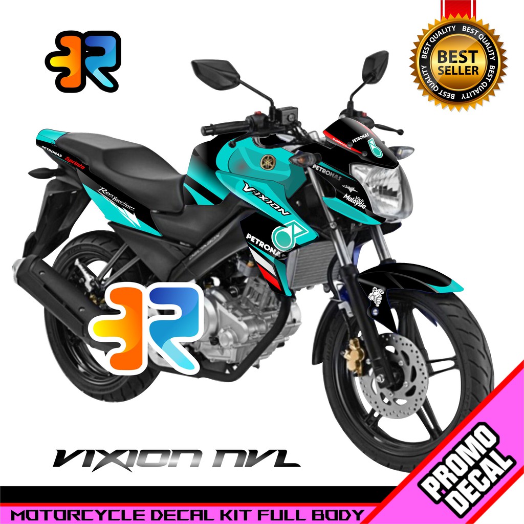Decal Motor Vixion Nvl Desain Petronas Sticker Decal Full Body