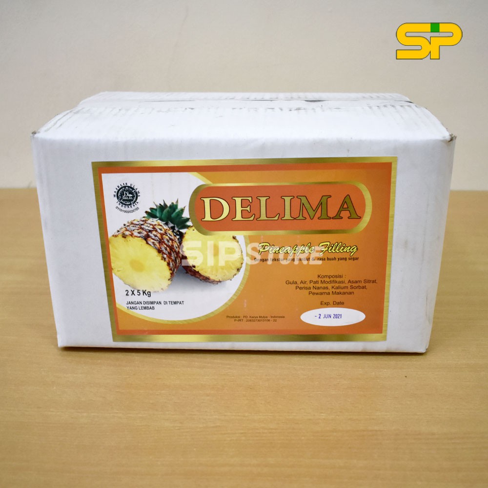 

DELIMA Selai Nanas 10kg / Pineapple Filling