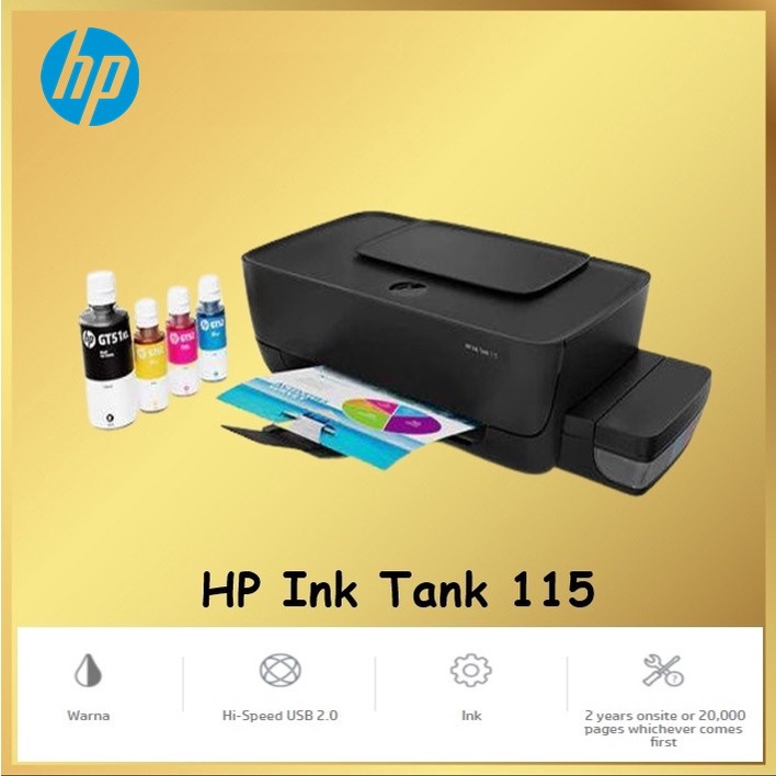 HP Ink Tank 115 Printer A4 Series 2LB19A Infus Original