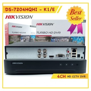 DVR Hikvision 4 Channel DS 7204 HQHI-K1 E Support Audio