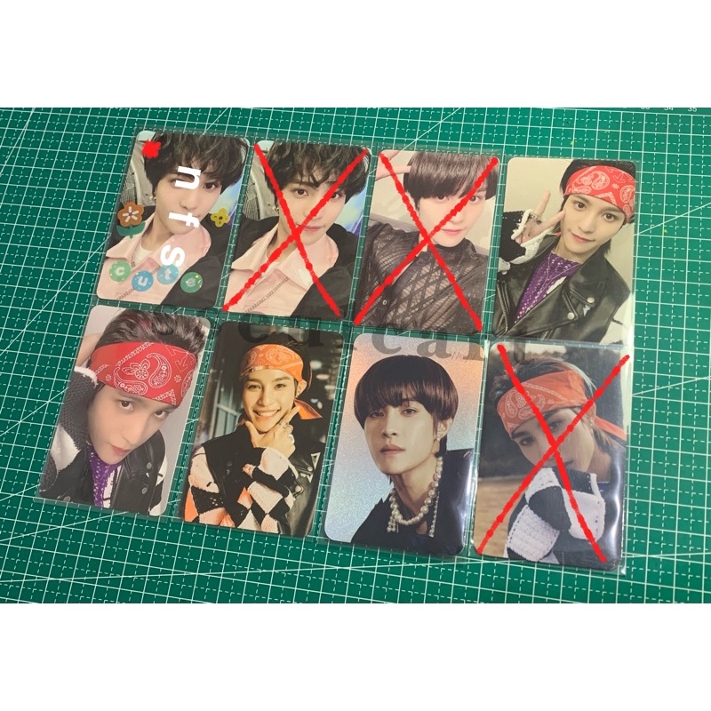 pc photocard yangyang stranger, hitchhiker, kihno hitchhiker, ar kick back, standee holo kick back, 