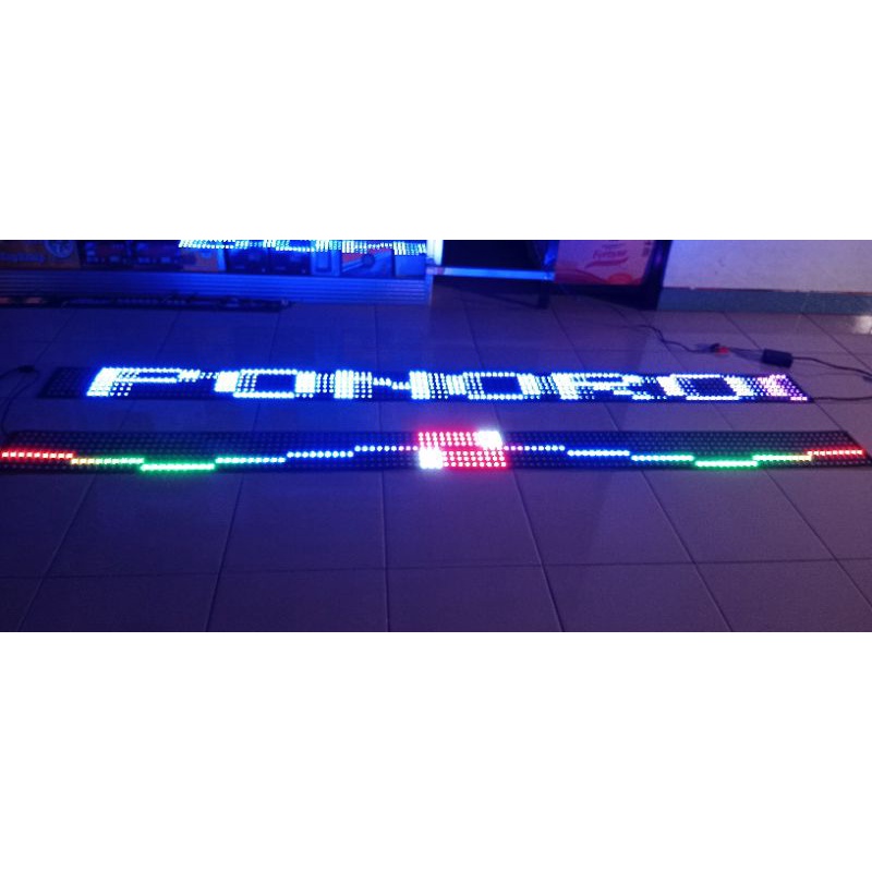 strobo running text 7 BARIS 12v & 24v