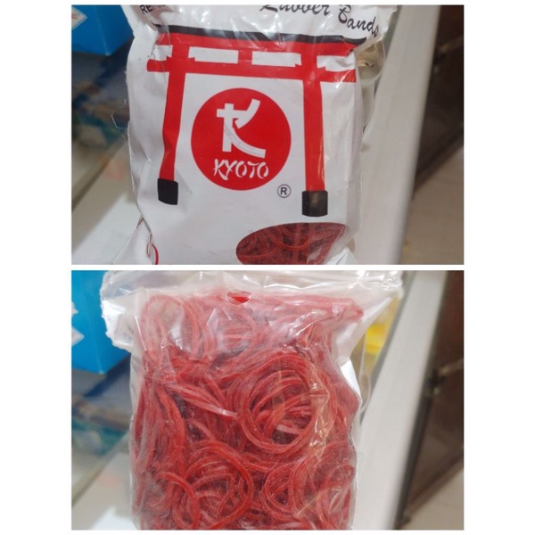 KARET GELANG MERAH KECIL 1 PAK