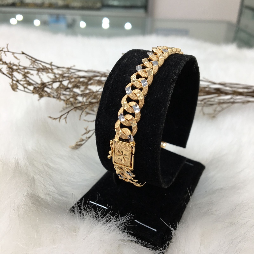 LMG GELANG EMAS RANTAI SISIK NAGA - 700 17K - 2 COLOUR