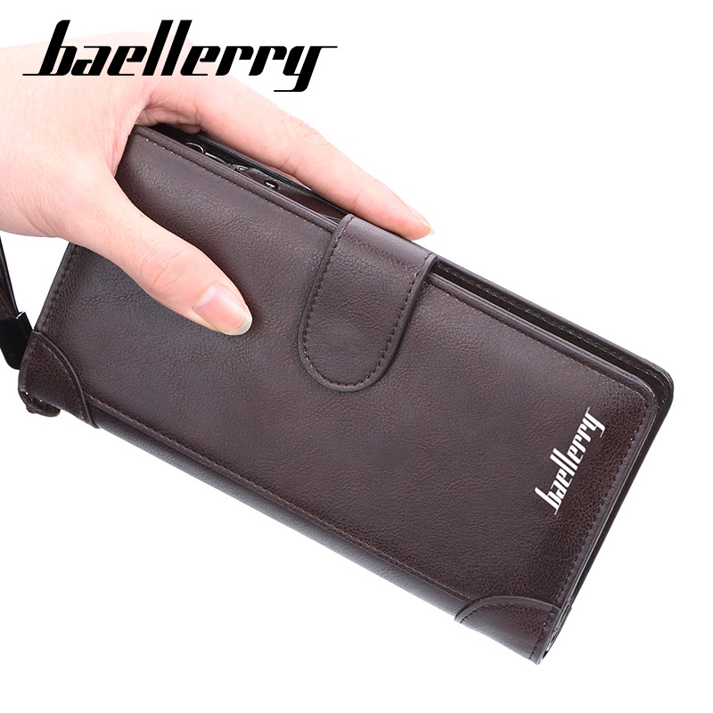 BAELLERRY S6701 Dompet Pria Wanita Panjang Bahan Kulit PU Leather Premium WATCHKITE BAEOS-3