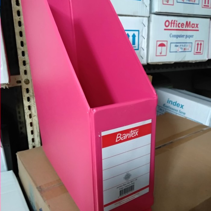

File-Box- Box File Bantex Jumbo 4011 19 ( Pink ) -Box-File.