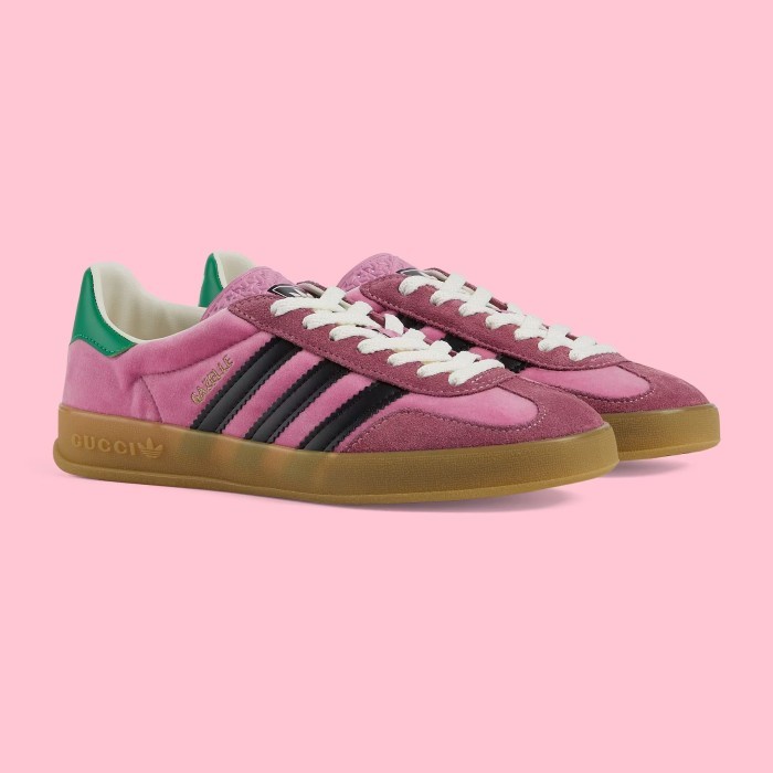 Adidas Gucci Gazelle Indoor Pink Black Exclusive 707864 9STU0