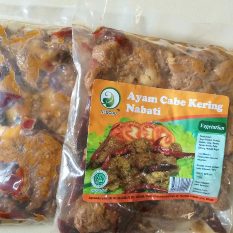 

Vegood Ayam Cabe Kering nabati vegetarian 450 Gram