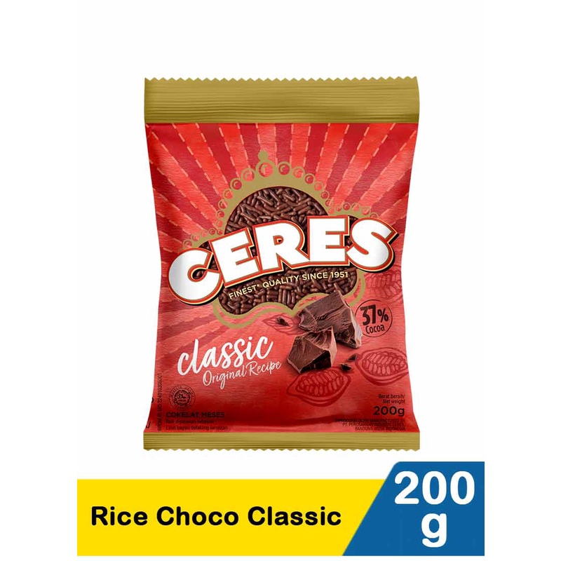 

Ceres Hagelslag Rice Choco Classic 80 gram