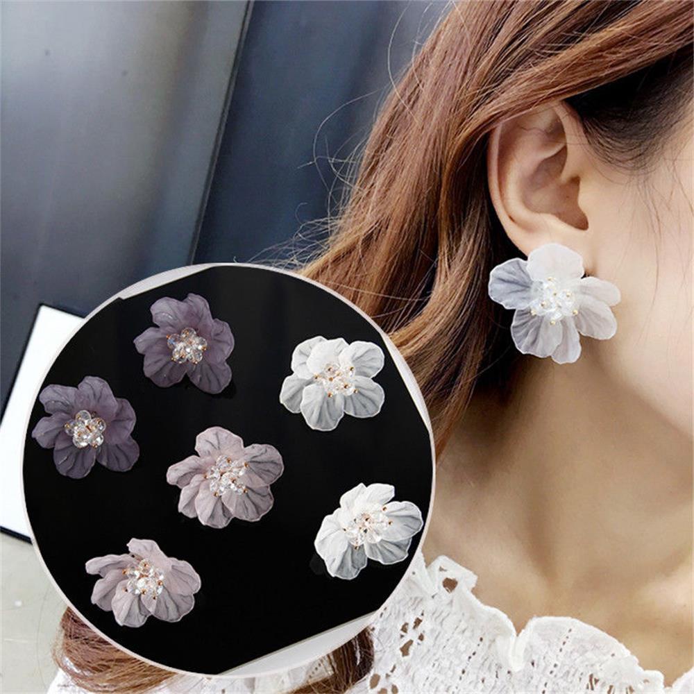 Top Petals Earrings Charm Akrilik Fashion Elegan