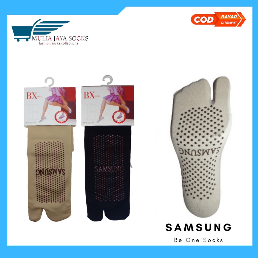 Kaos Kaus Kaki Jempol Pendek Anti Slip Samsung / Kaos Kaki Dua Jari Muslimah