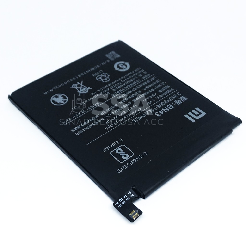 Baterai Xiaomi Redmi Note 4x BN43 Original OEM BN 43 4 x Xiao Mi Batre Batrai Battery Ori Garansi