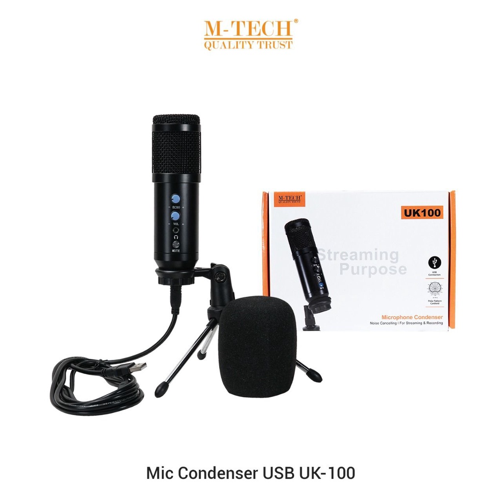 M-Tech Mic Condensor USB UK-100